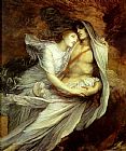 George Frederick Watts Pablo and Francesca painting